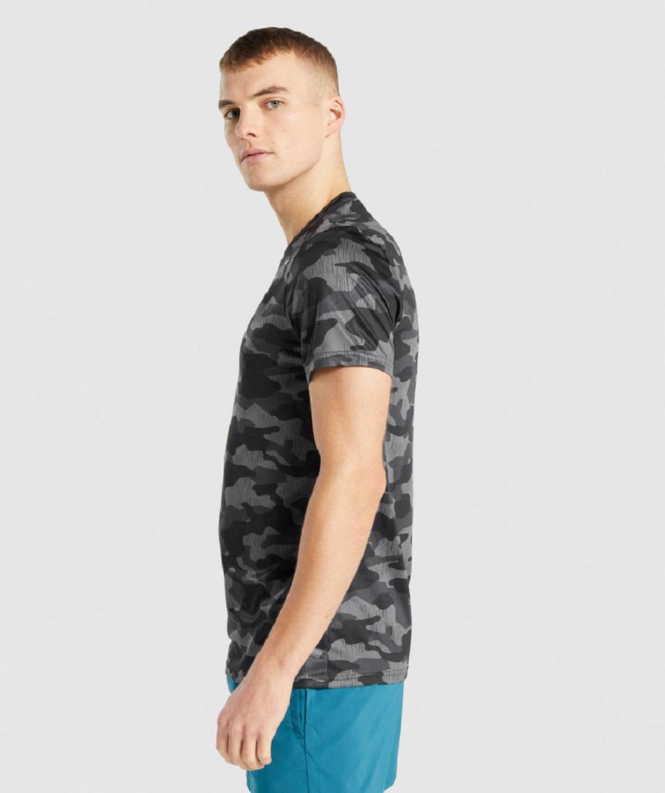 T Shirts Męskie Gymshark Arrival Szare | PL 3841FDN